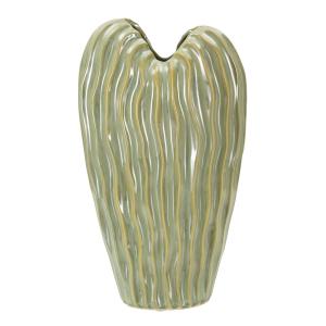 Vase en céramique vert cm 22x10x39