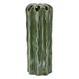 Vase en céramique verte cm ø 12x31,5
