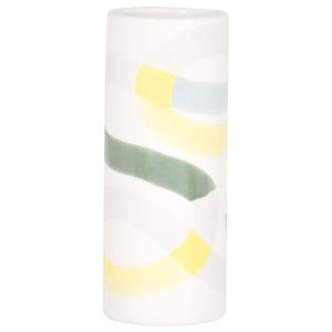 Vase en dolomite multicolore H19