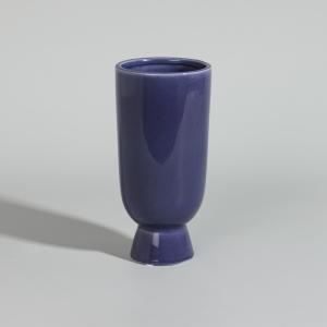 Vase en faïence violette H20