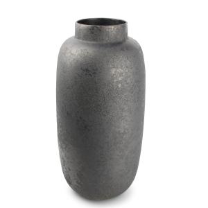 Vase en grès anthracite 23,5xH49,5cm