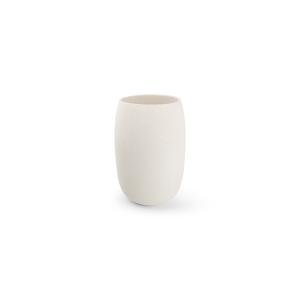 Vase en grès blanc 20xH30,5cm