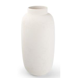 Vase en grès blanc 23,5xH49,5cm