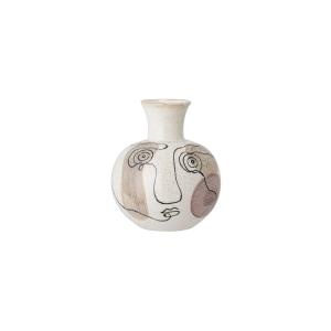 Vase en grès blanc H22.50cm