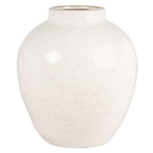 Vase en grès blanc H24