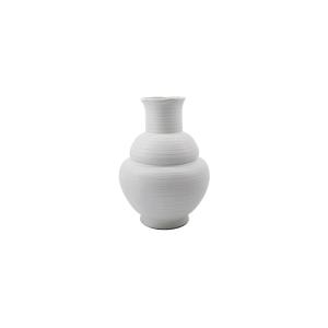 Vase en grès blanc H29