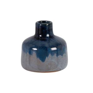 Vase en grès bleu H9
