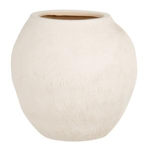 Vase en grès écru H20