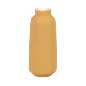 Vase en grès jaune moutarde H24