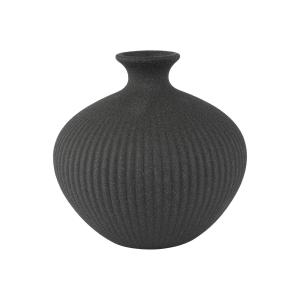 Vase en grès noir, H 13 cm