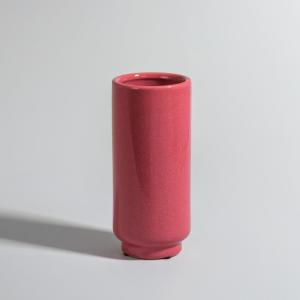 Vase en grès rose H18