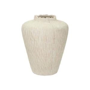 Vase en magnésium couleur crème cm ø 32x40