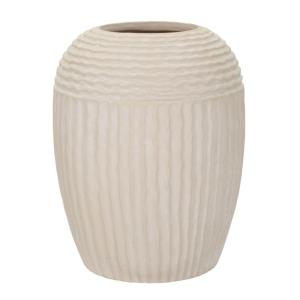 Vase en magnésium couleur crème ø 30x38,5 cm