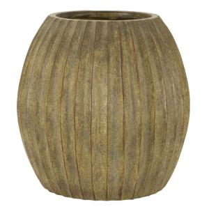 Vase en magnésium, couleur vert sale, ø 32x32,5 cm
