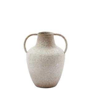 Vase en métal crème H27