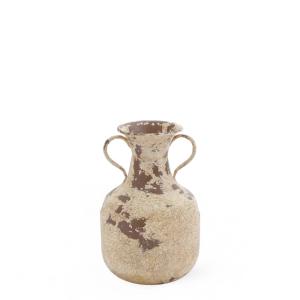 Vase en métal gris H34