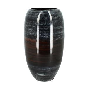 Vase en métal marron h30cm