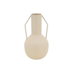 Vase en métal meltik beige