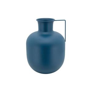 Vase en métal meltik bleu