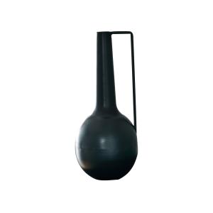 Vase en métal noir