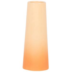 Vase en porcelaine dégradée orange H19