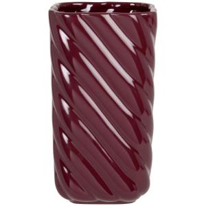 Vase en porcelaine violette H22