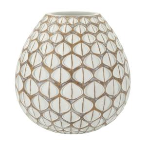 Vase en résine blanche ø 27x27 cm