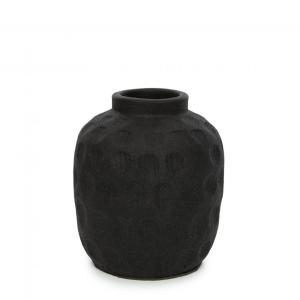 Vase en terre cuite noire H18