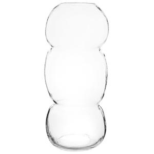 Vase en verre blanc H31