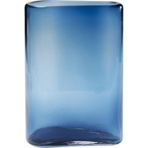 Vase en verre bleu H40