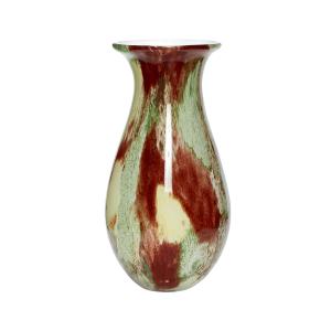 Vase en verre burgundy H30