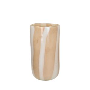 Vase en verre D19cm crème