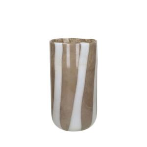 Vase en verre D19cm gris