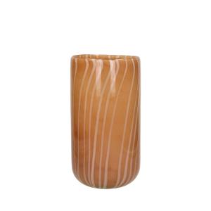 Vase en verre ø16cm - Ambre