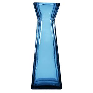 Vase en verre recyclé  cobalt 30 cm