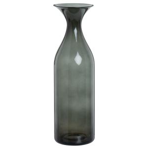 Vase en verre recyclé noir H25