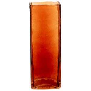 Vase en verre rouge H23