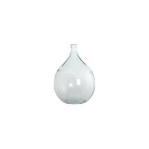 Vase en verre transparent H56