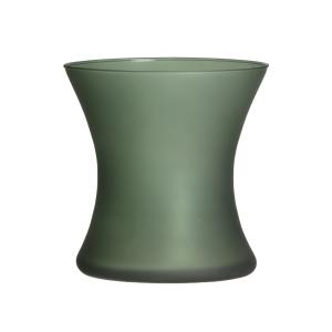 Vase en Verre Vert 17x17x17 cm