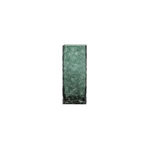 Vase en verre vert H30cm