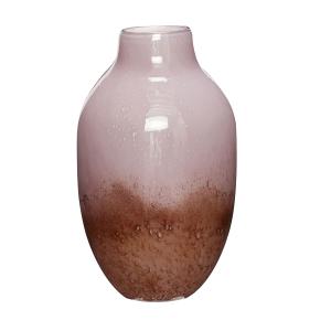 Vase en verre violet dégradé H37 H37