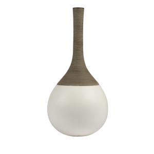 Vase   H45cm blanc en céramique H45