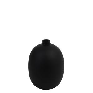 Vase noir métal ø23cm