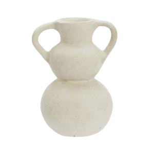 Vase Papier beige 12X12