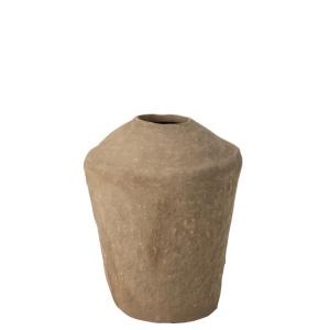 Vase papier mâché marron H58cm
