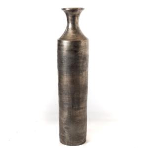 Vase petit étain 120 cm or en métal