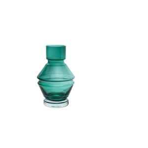 Vase petit Verre vert 12x16x12 cm