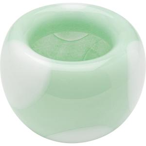 Vase Punti vert et blanc 15cm Kare Design