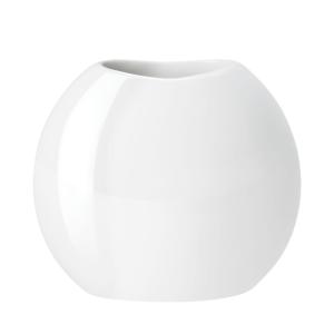 Vase rond h25cm céramique blanc