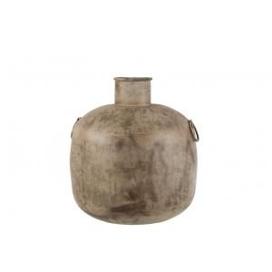 Vase rond marron H45cm